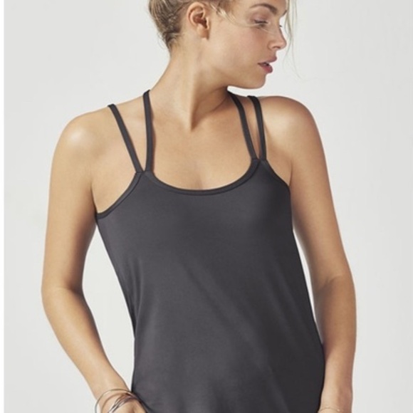 Fabletics Grey Workout Top - Picture 1 of 5
